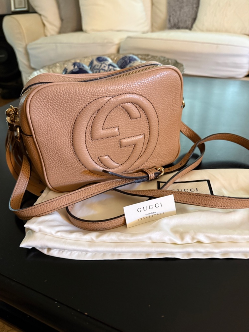 AUTH Gucci Soho Disco Crossbody Bag